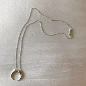 Gorjana Crescent Pendant Necklace